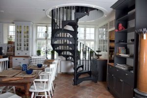 Cast Iron Spiral Staircase and Balusters 01
